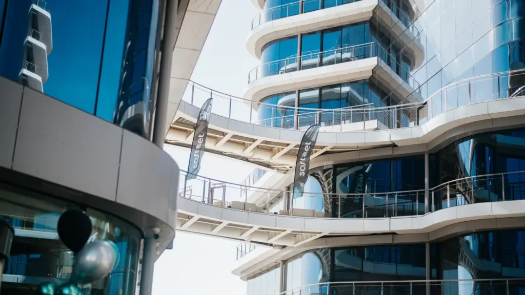 Soft2Bet office buildings symbolizing secure and responsible platform design