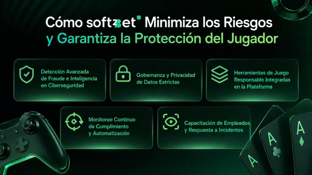 Soft2Bet minimiza riesgos y protege a los jugadores infographic